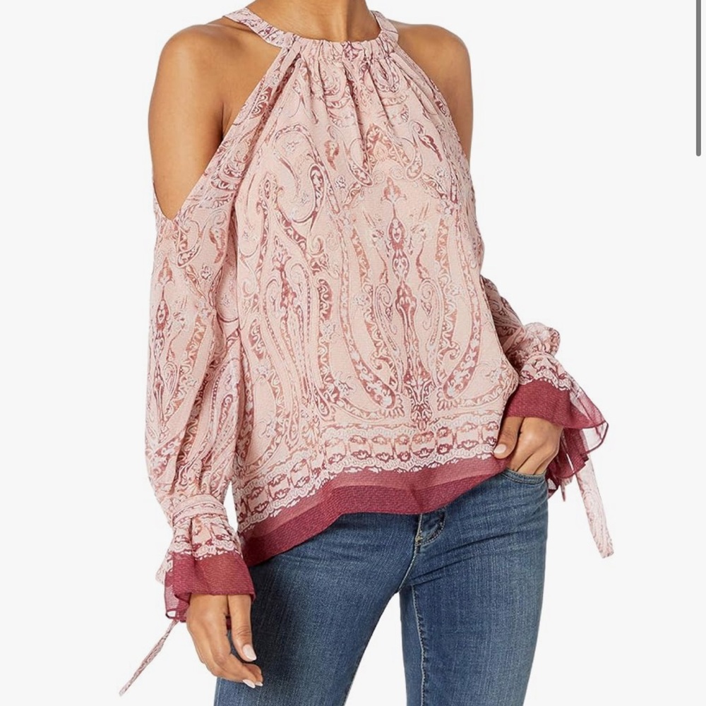 NWT BCBGMaxAzria Sessilee Off The Shoulder Top Size M